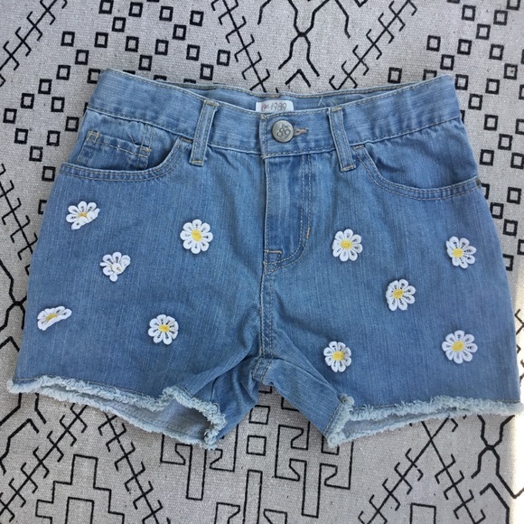 Confetti skirt and daisy flower denim shorts - Picture 5 of 6